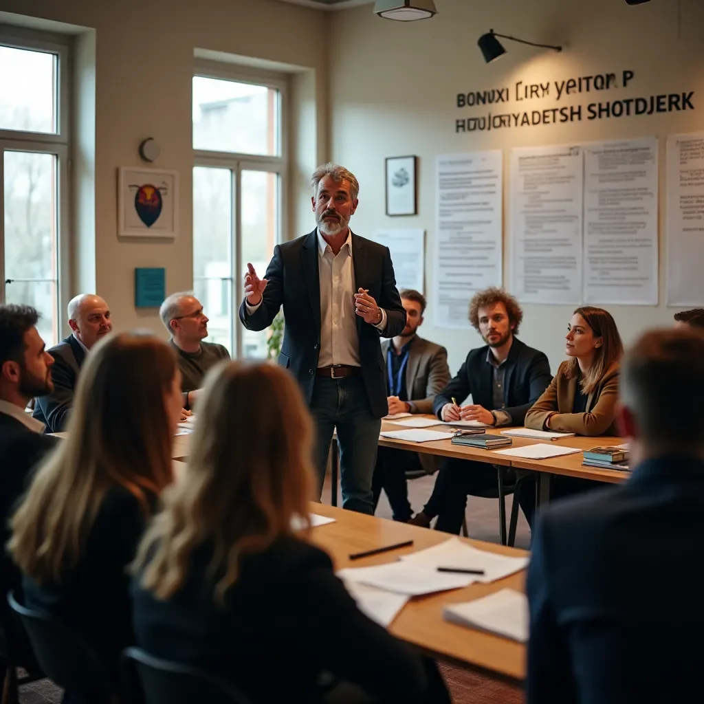 Creative team brainstorming